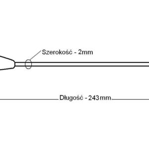 Elektroda do zgrzewarki 200/2mm-0