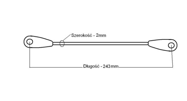 Elektroda do zgrzewarki 200/2mm-0