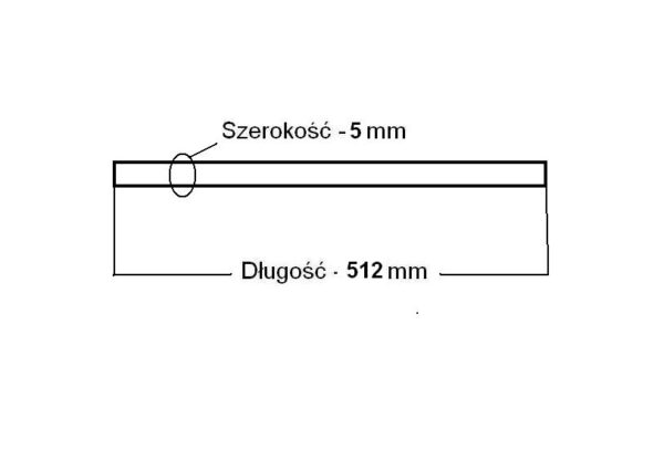 Elektroda do zgrzewarki 650/5mm-0
